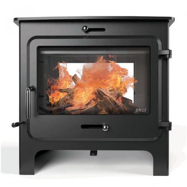 Ekol Double Sided Clarity 14 Multifuel Wood Burning Stove 14kW –  Stovefitter's Warehouse