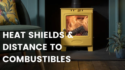 Vlaze Solid Colour Vitreous Enamel Heat Shield