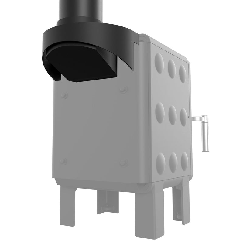 Rear flue adaptor (already included with Baked Apple Pie or Baked Pumpkin Pie)