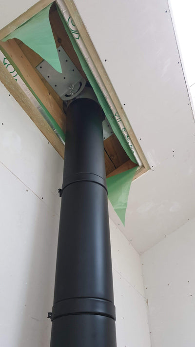 Duraflue Twin Wall Flue DTW Roof rafter support (not load bearing, lateral support only)