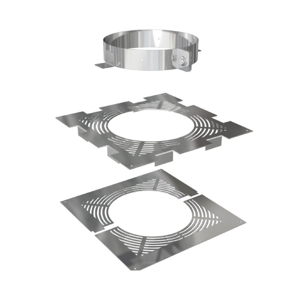Silvacore Pro by Duraflue Ventilated firestop support set (used to sup ...
